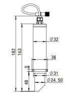 Sensor de Turbidez Láser en Línea YG-T2, 0-1000 NTU, ISO 7027, IP68, RS485, 4-20mA, para Monitoreo de Agua y Aguas Residuales