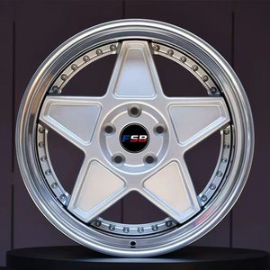ล้ออลูมิเนียม FSB Forged 2-Piece สีเงินเงาแบบขอบลึก ปรับแต่ง PCD ET ดีไซน์และงานตกแต่งสำหรับ IS300 G82 S5 S7 R8 - Product Image 3