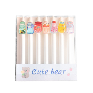 Bolígrafo de Gel de Plástico con Diseño Kawaii, Logotipo Personalizado, Tinta Azul de 0.5mm, Artículo de Papelería Creativo para Niños, Oficina, Regalo Promocional - Product Image 4