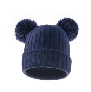 <span class=keywords><strong>Bonnet</strong></span> en tricot côtelé pour bébé fille et garçon 0.5-3 ans - Product Image 4