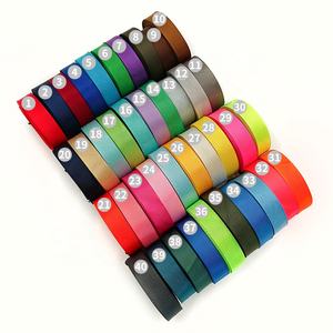 도매 친환경 2.5CM 단색 촘촘한 직조 폴리에스터 나일론 웨빙 리본 - Product Image 6