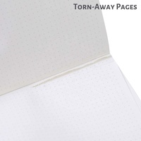 Vente en gros A5 carnet de notes en velours, Journal déchiré, Lay Flat Ivory Bullet Pages en pointillés Reliure à coudre disponible pour impression personnalisée