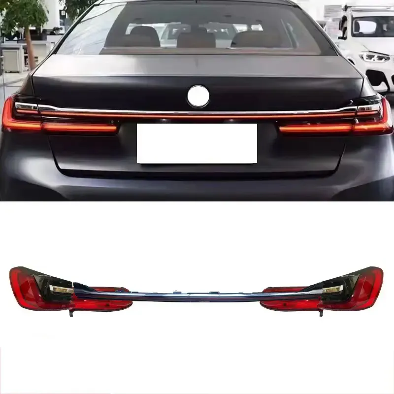 Toptan yeni stil tam Led arka lamba BMW 7 serisi 2016 2021-lamba donanımı LED arka ışıkları fren lambası kuyruk