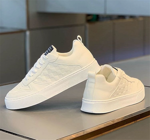 Zapatos Casuales Transpirables de Primavera/Verano para Hombre, con Parte Superior de Poliéster, Estilo Deportivo, Color Blanco - Product Image 5