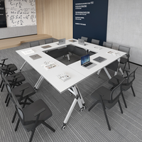 Table de formation pliante, chaise simple, moderne, minimaliste, bureau de conférence mobile, bureau d'étude pour adultes, bureau d'écriture scolaire, bois durable