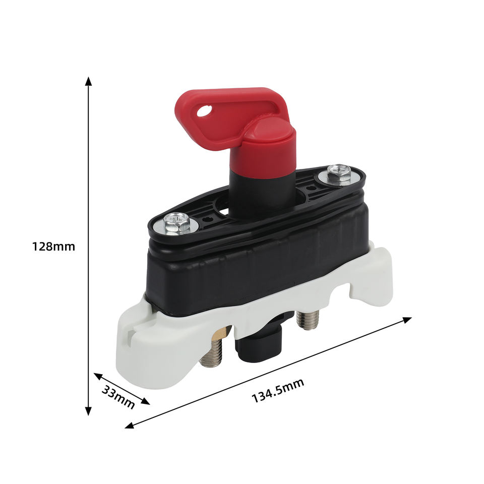 150A Battery Main Switch 2 Pin Rotary Disconnect Isolator M10 Terminal ...