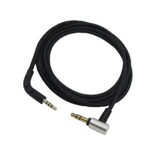 Nylon 3.5mm Male To Male Spring Aux Cable for Bowers & Wilkins PX7 1.2M Headphone Accessories suitable for B&w px7 Cable