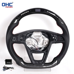 Volante in Carbonio Personalizzato per <span class=keywords><strong>Seat</strong></span> Leon Cupra 2013-2019 Mk3 2017 <span class=keywords><strong>Arona</strong></span>/2016-2017 Ateca/2018 Tarraco/2015 Toledo - Product Image 1