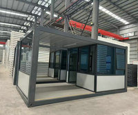 Maison préfabriquée moderne blanche portable et pliable à bas prix, petite maison prête à être expédiée depuis la Chine