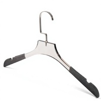 Perchas de Plástico Premium Antideslizantes con Hombros Acolchados, Ahorro de Espacio, Cabeza Plana, Duraderas, para Abrigos, Trajes, Camisas, Vestidos y Ropa