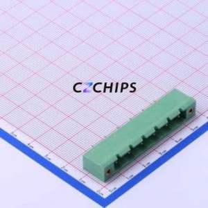 DB2EVM-7.62-6P-GN Plug-in Terminal <b>Block</b> Through hole,P=7.62mm Connector Board-to-Board / Socket Closed <b>Screw</b> Fixing 1x6P 7.62mm - Product Image 1