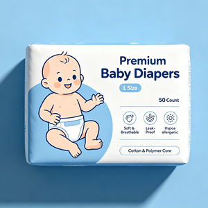 Powerful Factory Disposable Baby Diaper 2026 New Upgrade Soft Care Baby Skin Baby Training Pants Pull-up Diaper - Product Image 1