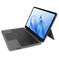 Casing Keyboard Lepas Pasang Untuk Samsung Tab S9+ S10+ S9 FE+ 12.4 inci Nirkabel BT dengan Tempat S Pen Lampu Latar RGB
