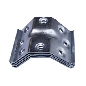 Custom Zinc Plated Steel Table Leg Corner Bracket