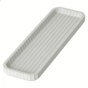 Offre Spéciale : Ensemble d'<span class=keywords><strong>accessoires</strong></span> <span class=keywords><strong>de</strong></span> <span class=keywords><strong>salle</strong></span> <span class=keywords><strong>de</strong></span> <span class=keywords><strong>bain</strong></span> en résine côtelée grise, 6 pièces – Décoration minimaliste moderne pour la maison et les produits <span class=keywords><strong>de</strong></span> <span class=keywords><strong>salle</strong></span> <span class=keywords><strong>de</strong></span> <span class=keywords><strong>bain</strong></span> - Product Image 5