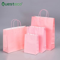 Sacs en papier kraft avec poignées Sacs en papier pour imprimante Sacs en papier pour plats à emporter