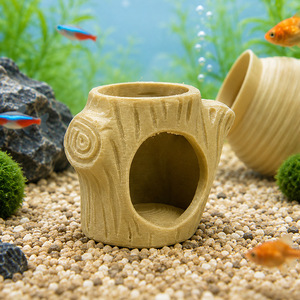 Cachette pour aquarium imprimée en 3D, lieu de cachette spécial pour poissons betta thaïlandais, petite grotte de reproduction pour poissons et crevettes d'ornement - Product Image 4