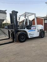 Forklift Bekas TCM FD70 7 Ton Diesel Internal Combustion 4WD Ban Solid Mesin Isuzu Hidrolik Lift - Dijual Murah