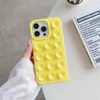 Offre Spéciale plat adsorbé Silicone collant ventouse housse de téléphone portable pour iPhone 16 Pro Max 15 14 13 12 11 XR Xs Max 8 7 Plus