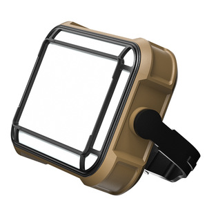 Camping Light Solar Rechargeable COB <b>LED</b> Work Light With Magnetic Hook Type C Charging 3600mAh Battery Outdoor Use - Product Image 1