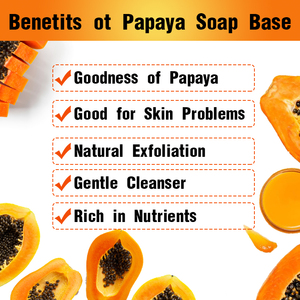 Thái Lan cà rốt chiết xuất tự nhiên Glycerin mạnh mẽ giữ ẩm hữu cơ mặt làm trắng da sáng đu đủ xà phòng - Product Image 5