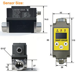 Medidor de Flujo Vortex de Acero Inoxidable con Compensación de Temperatura/Presión para Medición de Líquidos y Aceite, Personalizable OEM - Product Image 3
