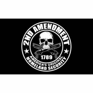 Флаг свободы или смерти 2-я поправка Каратель кросс винтовка американские 3x5 наружные флаги - Product Image 3