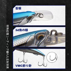 Leurres de pêche personnalisés nouvelle couleur 92mm 49g 110mm 60g appâts à manivelle <span class=keywords><strong>leurre</strong></span> méné dur coulant - Product Image 4