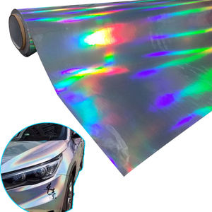 Envoltura de vinilo para coche extraíble 3D colorido láser reflectante pegatina para coche para decoración de carrocería de vehículo y póster de motocicleta materiales decoración de boda - Product Image 3