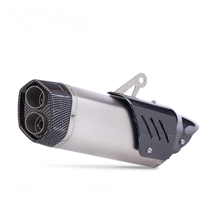 Silencieux de moto à Double trou S8 universel 51mm avec <span class=keywords><strong>DB</strong></span> <span class=keywords><strong>Killer</strong></span> pour ADV F800 F750 <span class=keywords><strong>Z900</strong></span> MT09 R7 MT03 ZX4R R6 - Product Image 3