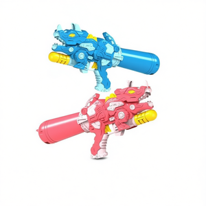 Dinosaur Water Gun 750Ml Spray Range 7-8 Meters Plastic Pink Blue Kids Outdoor Toy - Product Image 1