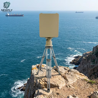 Système de surveillance 3D à 360 degrés avec radar de détection de drones fixe à 5 km pour la sécurité de l'espace aérien des aéroports et la prévention des collisions avec les oiseaux