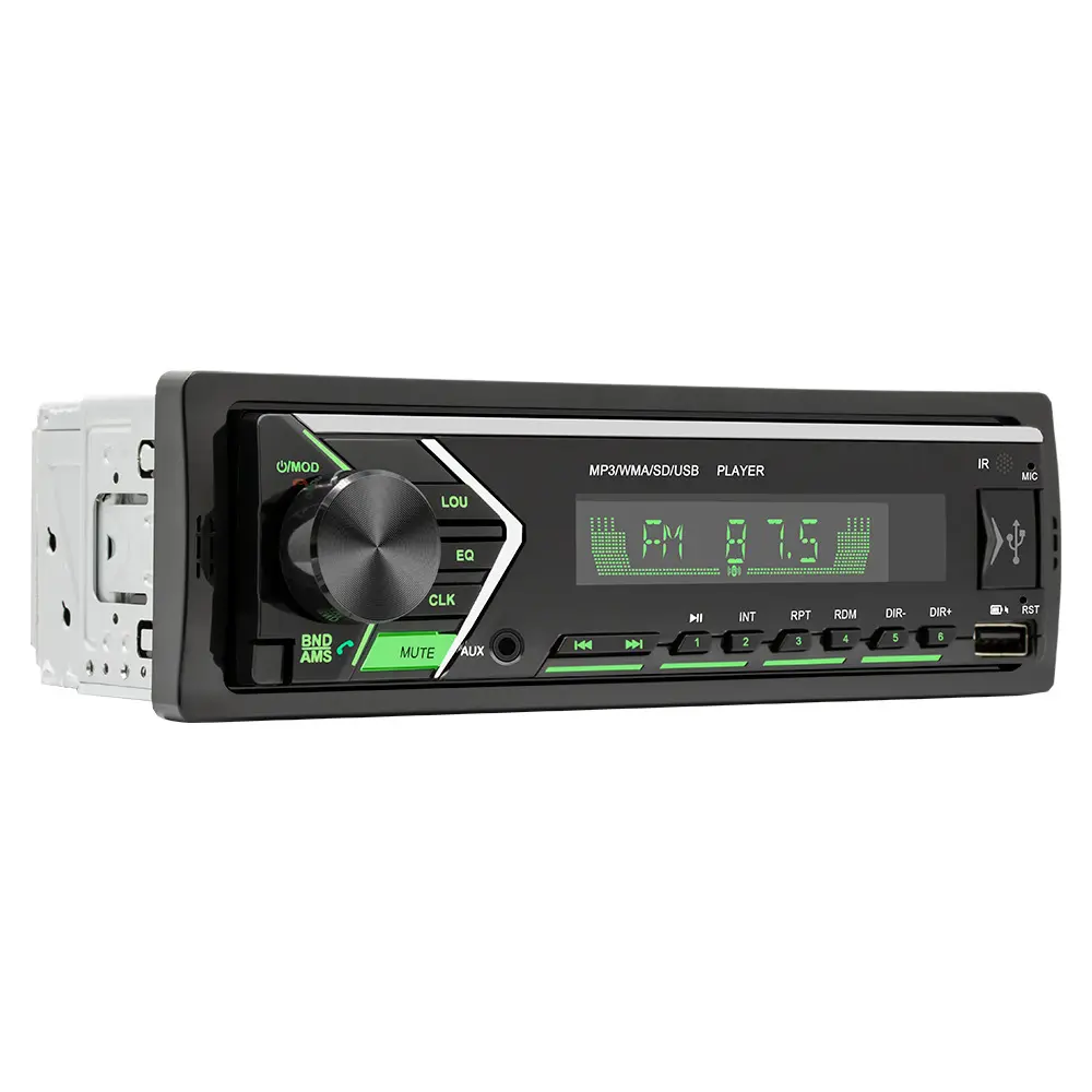 Sıcak satış 1 din autostereo kafa ünitesi çok fonksiyonlu ses Stereo radyo araba için bluetooth mp3 çalar araba