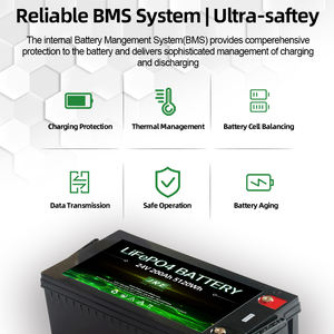 Baterai lithium 24V 200Ah LiFePO4 5kWh Lthium 25.6 Volt 200amp Lthium Iron Phosphate baterai isi ulang - Product Image 3