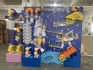 Attrezzatura per Parco Giochi al Coperto per Bambini, Pannello Interattivo con Palline per Sala Sensoriale e Parco Divertimenti - Product Image 5