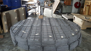 Almohadilla de desempañador de malla de alambre de aire y aceite de acero inoxidable/filtro desempañador/desempañador <span class=keywords><strong>ETFE</strong></span> - Product Image 5