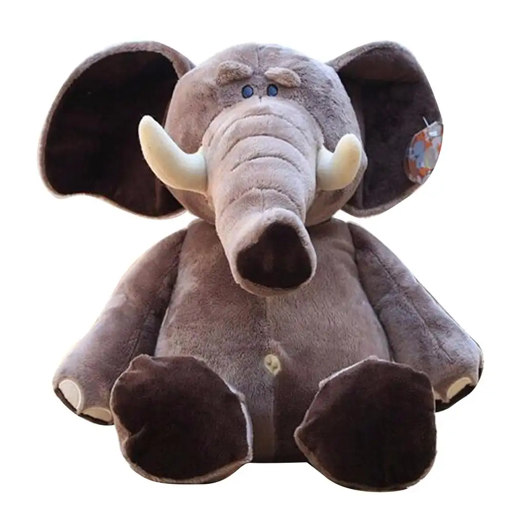 25CM Wild Kuscheltiere Puppen Plüsch tier Elefant für Kinder Geschenke
