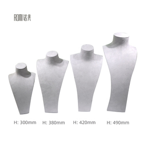 <span class=keywords><strong>Exhibidores</strong></span> de Joyería Romi de Lujo, Maniquíes de Resina <span class=keywords><strong>y</strong></span> Terciopelo para Exhibición de Collares - Product Image 5