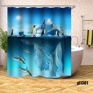 Impermeable y lavable, cuarto de baño de los niños de cortina de ducha de poliéster cortina para la habitación de los niños - Product Image 3