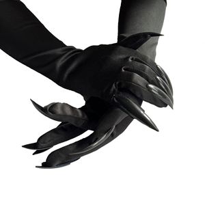 Custom Logo Cat Women <b>Claw</b> <b>Gloves</b> - Long Fingernail Paw Design for Halloween, Cosplay & Costume Party Props - Product Image 3