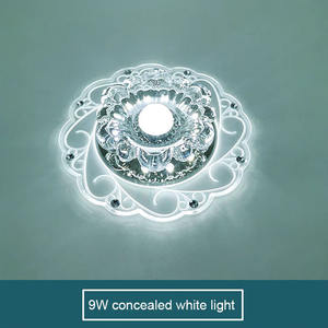 ไฟ LED ทางเดินคริสตัลแบบเรียบง่ายทันสมัยโคมไฟทางเดินตรงทางเข้าระเบียงดวงไฟที่ขายดีที่สุดติดตั้งได้ทั้งสว่างและมืด - Product Image 5