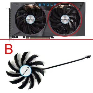 Ventilador de tarjeta de vídeo para <span class=keywords><strong>Gigabyte</strong></span> GeForce RTX 3060 3060Ti EAGLE OC 95MM PLD10010S12H RTX3060 <span class=keywords><strong>RTX3060Ti</strong></span> ventilador de refrigeración de tarjeta gráfica - Product Image 6