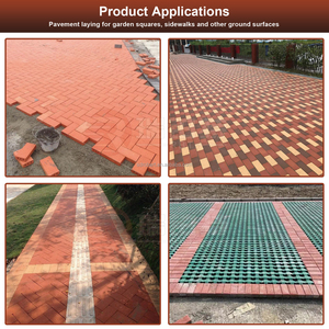 Pavage carré argile <span class=keywords><strong>brique</strong></span> pour carré trottoir rue guidage aveugle route fritté finisseur décoratif jardin mur bâtiment revêtu - Product Image 5