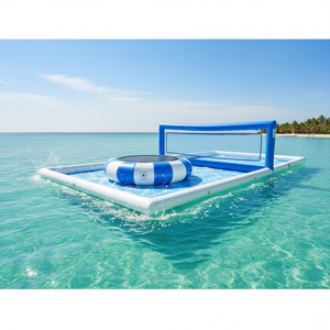 Un terrain <span class=keywords><strong>de</strong></span> volley-ball gonflable géant vous permet <span class=keywords><strong>de</strong></span> ne pas jouer sur du <span class=keywords><strong>sable</strong></span> chaud – Super jeu <span class=keywords><strong>de</strong></span> volley-ball sportif - Product Image 3