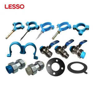 LESSO Factory Custom Male Female Thread Elbow Flexible Joint Pe Pipe Fitting Coupling Threaded Tee Male Female Threaded Union