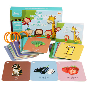 Bán Buôn Chất Lượng Cao Tùy Chỉnh Bé Trung Quốc Thẻ <span class=keywords><strong>Flash</strong></span> Nhận Thức Trò Chơi Mầm Non Giáo Dục Học Tập Quà Tặng Đồ Chơi Cho Bé Trai Cô Gái - Product Image 1