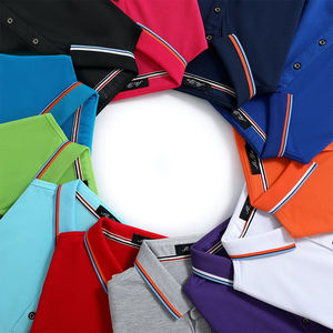 Camiseta Deportiva de Golf para Hombre 2023 con Logotipo Bordado Personalizado, Tejido de Punto Sólido, Mezcla de Algodón, Secado Rápido - Product Image 1