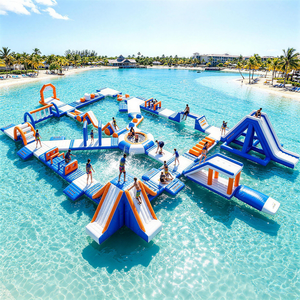 Parc aquatique gonflable Jooloog, aire de jeux aquatiques flottante, monde aquatique pour complexe hôtelier - Product Image 5