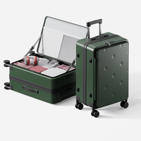 Valise PC à texture élégante, haute résistance, durable, antivol, anti-choc, facile à nettoyer, idéale pour les voyages fréquents