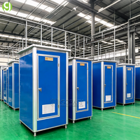 Toilettes portables Goeasy, cabine de toilettes modulaire, WC préfabriqué, conteneur WC préfabriqué